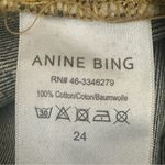 ANINE BING  Anya Trouser Boot Cut Jeans Lagoon Wash Size 24 Photo 8