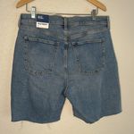 Old Navy NEW  High Rise Denim Shorts Sky-Hi Straight Jean Size 16 NWT Distressed Photo 3