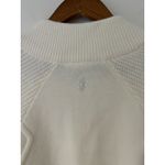 Free People Movement Snowfall Funnel Neck Cropped Cable Knit Sweater EUC Cream White Size M Photo 7