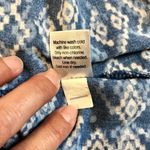 Sonoma Women’s Small Aztec Blue White Sleeveless V-neck Top Photo 7