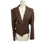 MariaCher Ortega Yara Blazer chocolate brown‎ size s Brown Photo 1