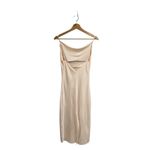 Petal and Pup  Pink Satin Midi Slip Dress Size 2 Coquette Minimalist Cocktail 90s Photo 2