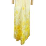 Vintage Unbranded Gunne Sax Style 60s Maxi Dress Size Large Yellow Photo 5