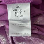 Bronx and Banco  Zoe Lame Gown Cocktail Maxi Dress Purple Size‎ XS Photo 7