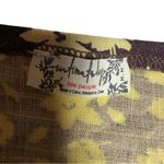 Free People  Brown Yellow Boho Bohemian Floral Yellow Cropped Bralette Top MEDIUM Photo 3