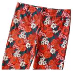 JOANIE Pippa Retro Floral Cropped Pants Orange Size undefined Photo 3