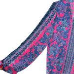 Lilly Pulitzer Women’s M Pamela 3/4 Sleeve Top Soleil Pink Paradise Elephant Photo 6