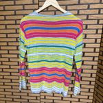 Soft Surroundings  Multi Stripe Sweater Size XS Petite Photo 1