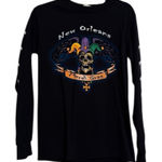 Gildan  New Orleans Mardi Gras Long Sleeve Shirt - Black Photo 0