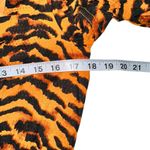 Walter Baker NEW Yosline Animal Print Square Neck Puff Sleeve Midi Dress 6 Photo 5