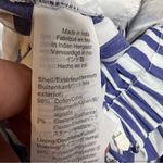 J.Crew NWT  Dark Matter Sleeveless Striped Poplin Jumpsuit 4 Wide Leg Blue Photo 6