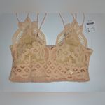 Intimately Free People NWT Adella Bralette in Electric Nectar Orange Mot Size S Photo 3