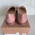 Anthropologie  Sasha Blush Pink Leather Slip On Cut-Out Flats Photo 5