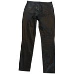 Banana Republic NWT  Curvy High Rise Skinny Black Coated Pant Size 32 Tall Photo 1