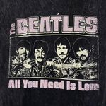The Beatles All You Need is Love Mineral Wash Tshirt size Small Photo 1