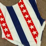 Forever 21 Women’s Patriotic High Leg One Piece Swimsuit Photo 1