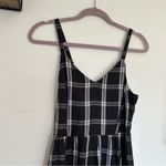 Old Navy NWT Black Gray Plaid Sleeveless Cami Midi Dress Size Small Photo 2