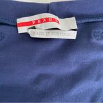 Prada Vintage 90s Sport Navy Blue T-shirt Red Tab Quiet Luxury Preppy Size M Photo 8