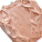 Calia by Carrie Underwood Blush Pink Ribbed Chenille Sweater XL Photo 1