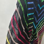 Amanda Uprichard velvet striped rainbow sleeveless jumpsuit Photo 7