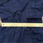 AB Studio Women's  Navy Blue Crochet Kimono Dress Size Extra Large‎ Photo 3