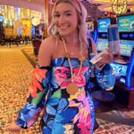 Klesis Satin Floral Print Off Shoulder Cocktail Multiple Photo 0