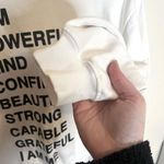 ANINE BING  Ramona Empowerment Sweatshirt Photo 7