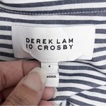 Derek Lam 10 Crosby Blue White Stripe Hidden Button Up Side Corset Tie Tunic 6 Photo 7