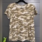 PINK - Victoria's Secret PINK Victoria’s Secret Camo Print Women’s T-shirt Sz L EUC Photo 0