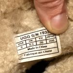 UGG  Caspia 1932 Tan Leather Lace Up Ankle Sheepskin Warm Boots Womens Sz 8 Photo 3