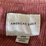 American Eagle  Outfitters Pink Corduroy Long Sleeve Button Up Shirt Top Jacket S Photo 2