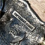 Vintage 1982 Brass Blue Grass Bekt Buckle Silver Photo 1