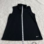 Nike  Golf Women’s Size Large Solid Black Sleeveless Golf Polo Workout Sporty Photo 3