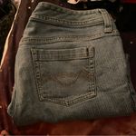 Womens Mossimo Supply Co Light Blue Capri Jeans 18W 18 Cuffed Crop Waist 38” Photo 1