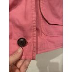 J.Crew Jacket Womens XS Pink Barn Chore Coat Corduroy Collar Button Pockets Photo 3
