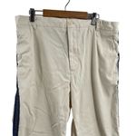 Esby Twill Pant Size 34 Blue Embroidered Side Cotton Photo 1