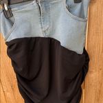 Micas Chic Black and Blue Maxi Skirt Photo 5