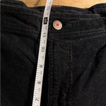 Reba Y2K  SZ 38” Black STUDDED/EMBROIDERED Pockets Straight Leg CORDUROY PANTS Photo 5