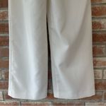 Michael Kors High Rise Wide Leg Cropped Trousers Pants White Women’s 4 Gold Photo 6