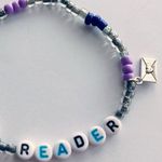 Tour Friendship Bracelet Dear Reader Midnights with charm Blue Photo 1
