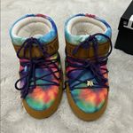 Moon Boot x Palm Angels Brown Multicolored Fleece Lined Suede Boots Size undefined Photo 3