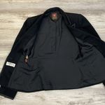 Anne Klein Black Vintage 1970s 100% Wool Women’s Blazer with Peak Lapels Size 4 Photo 10