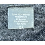 Jenni Kayne Cocoon Cable KNIT Black Wool Cardigan Women’s XS Oversized Luxury Photo 10