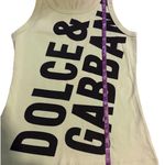 Dolce & Gabbana Vintage Y2K  Light Lime Green Tank Top  Made In Italy 46 US 10 Photo 3