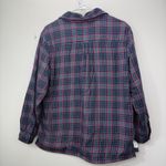 LL Bean Plaid Sherpa Fleece Lined Flannel Shirt Jacket Shacket MEDIUM PETITE Size undefined Photo 4