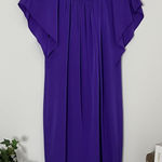 Elie Tahari  Deep Purple Silk Cocktail Dress Classic Designer Photo 0