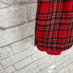 Pendleton VTG 70s  Womens 100% Wool Tapered Pants Tartan Red Plaid Size 14 Lined Photo 2