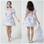 💕SELKIE💕 The Bed & Breakfast Kiera Dress ~ Blue Floral Print XXL Photo 9