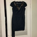 Alfani 12P Petite Black secretary button dress Photo 2