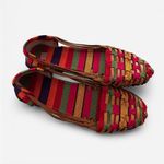 Huaraches, Colorful Vibrant Woven Sandals, EU Size 39 Pink Photo 2